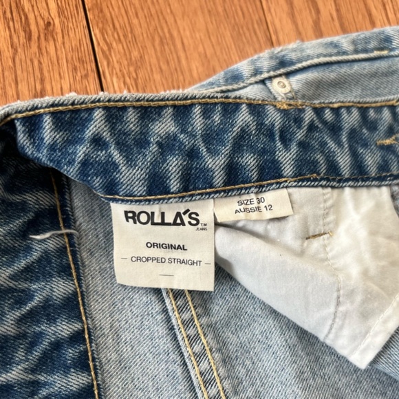Rolla's Jeans NWT original cropped distressed, size 30 (US 10) - Picture 8 of 8
